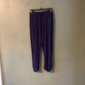 Linen crop pants